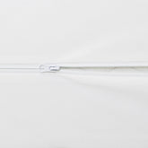 Double Sided Zipper Waterproof Mattress Cover - White